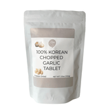 Freeze-dried chopped garlic tablet pouch, white stand-up bag