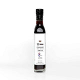 Ganjang soy sauce bottle with black cap and glass label