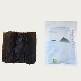 Dashima kelp seaweed pouch with dried dark seaweed sheets, 120g