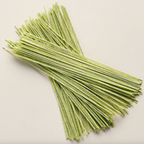 Handpulled Gamtae udon noodles, thin green noodle bundle