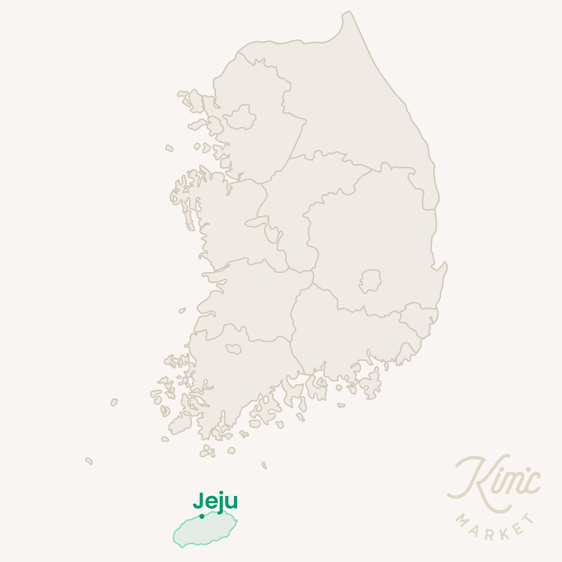 Jeju Green Tangerine Extract case of 24, Jeju location map logo